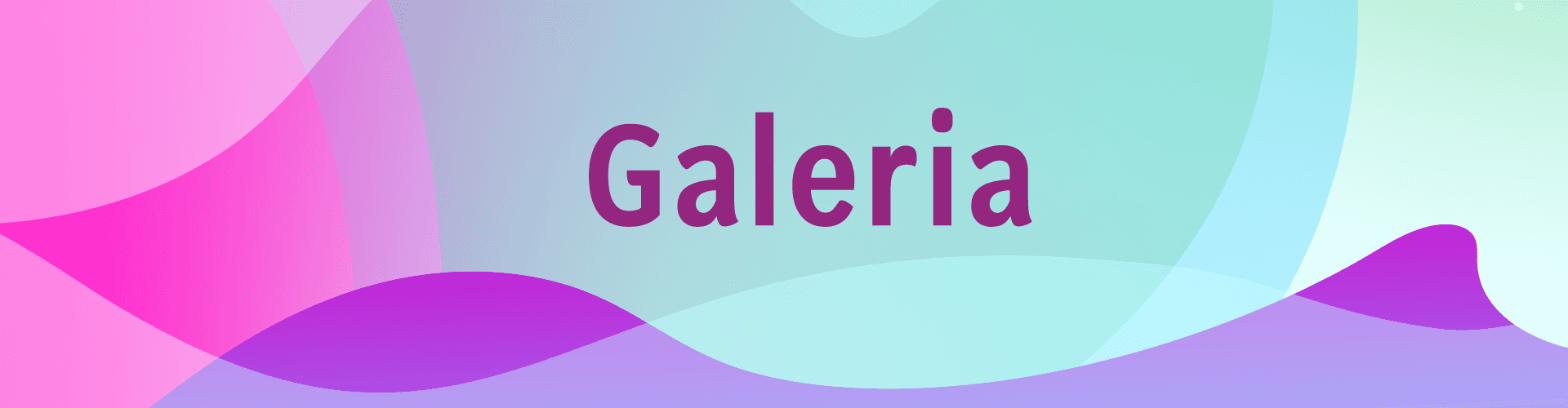 Banner da página Galeria